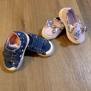 🦄 Toddler girls’ adorable Canvas shoes Bundle!